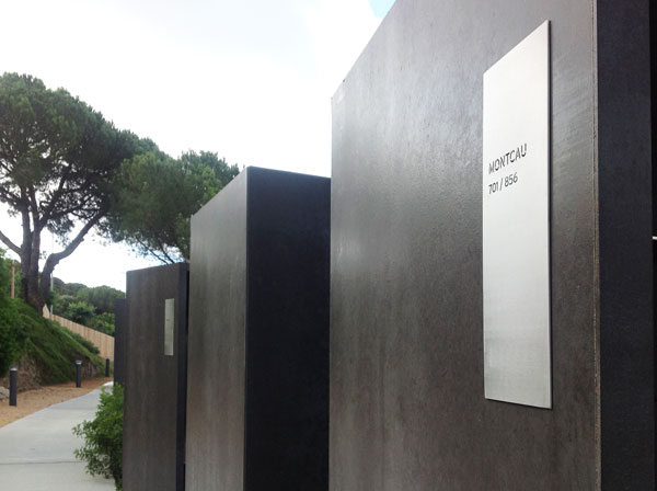 Plaques de senyalitzacio per Columbaris Plaques de senyalitzacio per Columbaris