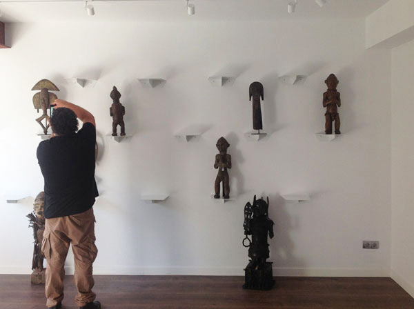 VISLUM elements a mida per exposició d'art africà VISLUM elements a mida per exposició d'art africà