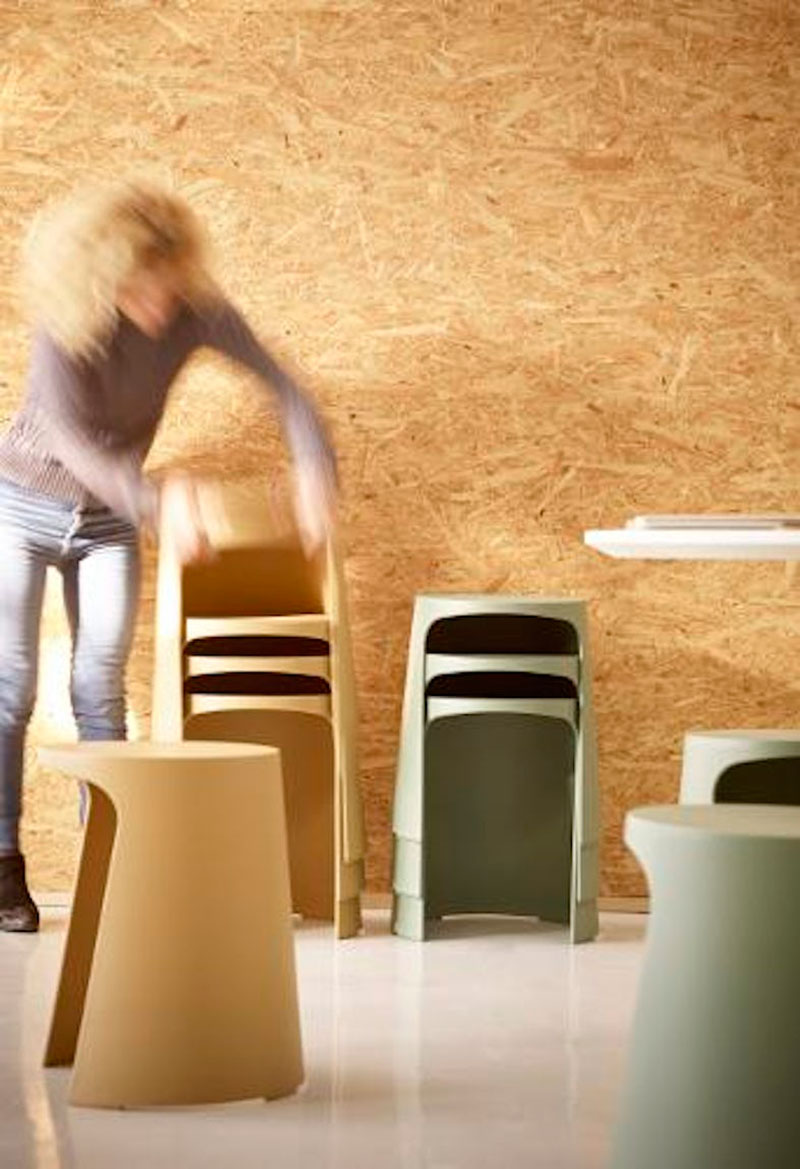 VISLUM tamboret apilable Handy