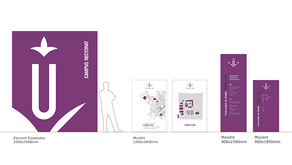 VISLUM projecte senyalitzacio Univeristat de Lleida